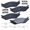 Semi-Metallic Brake Pads - (4-Pad Set)