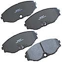 Brake Pads: Semi-metallic, Long Life and Quiet