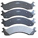 Semi-Metallic Brake Pads - (4-Pad Set)