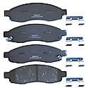 Brake Pads: With Hardware, Ceramic, Long Life and Quiet