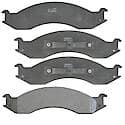 Brake Pads: Semi-metallic, Long Life and Quiet