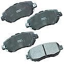 Brake Pads: Semi-metallic, Long Life and Quiet