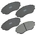 Brake Pads: Semi-metallic, Long Life and Quiet