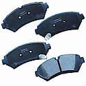 Brake Pads: Semi-metallic, Long Life and Quiet