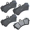 Brake Pads: Semi-metallic, Long Life and Quiet