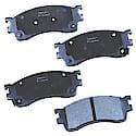 Brake Pads: Semi-metallic, Long Life and Quiet