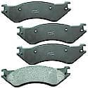 Brake Pads: Semi-metallic, Long Life and Quiet