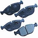 Brake Pads: Semi-metallic, Long Life and Quiet