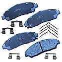 Brake Pads: With Hardware, Ceramic, Long Life and Quiet