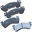 Brake Pads: Semi-metallic, Long Life and Quiet