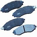 Brake Pads: Semi-metallic, Long Life and Quiet