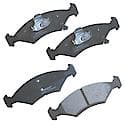 Semi-Metallic Brake Pads - (4-Pad Set)