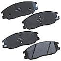 Brake Pads: Semi-metallic, Long Life and Quiet