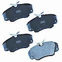 Brake Pads: With Hardware, Ceramic, Long Life and Quiet