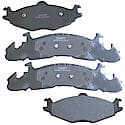 Brake Pads: Semi-metallic, Long Life and Quiet