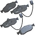 Brake Pads: Semi-metallic, Long Life and Quiet