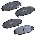 Brake Pads: Semi-metallic, Long Life and Quiet