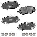 Brake Pads: With Hardware, Ceramic, Long Life and Quiet