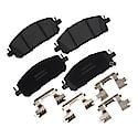 Brake Pads: With Hardware, Ceramic, Long Life and Quiet - Front
