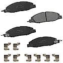 Brake Pads: With Hardware, Ceramic, Long Life and Quiet - Front