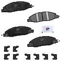 Brake Pads: With Hardware, Ceramic, Better Performance, Quiet - Front