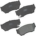 Brake Pads: Semi-metallic, Long Life and Quiet