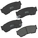 Semi-Metallic Brake Pads - (4-Pad Set)