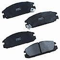 Brake Pads: Semi-metallic, Long Life and Quiet