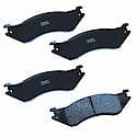 Semi-Metallic Brake Pads - (4-Pad Set)