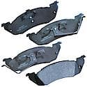 Brake Pads: Semi-metallic, Long Life and Quiet