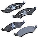 Brake Pads: Semi-metallic, Long Life and Quiet