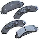 Brake Pads: Semi-metallic, Long Life and Quiet