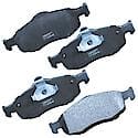 Brake Pads: Semi-metallic, Long Life and Quiet