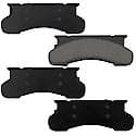 Semi-Metallic Brake Pads - (4-Pad Set)