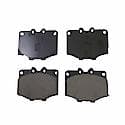 Semi-Metallic Brake Pads - (4-Pad Set)