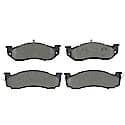 Semi-Metallic Brake Pads - Front (4-Pad Set)