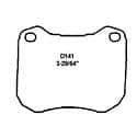 Semi-Metallic Brake Pads - Front (4-Pad Set)