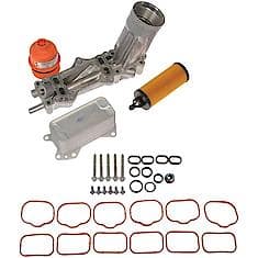 Dorman Upgraded Aluminum Engine Oil Filter Housing with Oil Cooler Dorman Upgraded Aluminum Engine Oil Filter Housing with Oil Cooler
