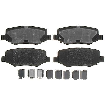 Semi-Metallic Rear Disc Brake Pad Set