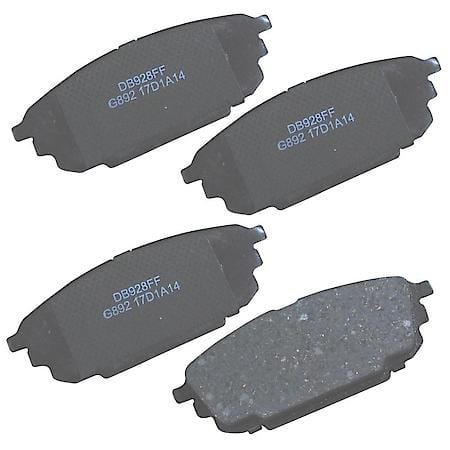 Carquest Premium Gold Ceramic Brake Pads - Rear (4-Pad Set) GNAD892 ...