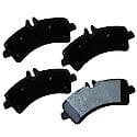 Semi-Metallic Brake Pads - (4-Pad Set)