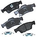 Brake Pads: With Hardware, Ceramic, Long Life and Quiet