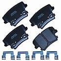 Severe Duty Semi-Metallic Brake Pads - (4-Pad Set)