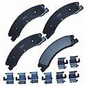 Severe Duty Brake Pads: With Hardware, Semi-metallic, Ideal for Heavy Towing