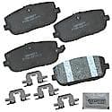 Brake Pads: With Hardware, Ceramic, Better Performance, Quiet