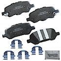 Brake Pads: With Hardware, Ceramic, Better Performance, Quiet