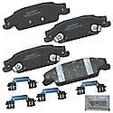 Brake Pads: With Hardware, Ceramic, Better Performance, Quiet