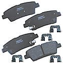 Brake Pads: With Hardware, Ceramic, Long Life and Quiet