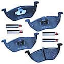 Brake Pads: With Hardware, Ceramic, Long Life and Quiet