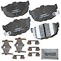 Brake Pads With Hardware, Ceramic, Better Performance, Longer Life, Quiet